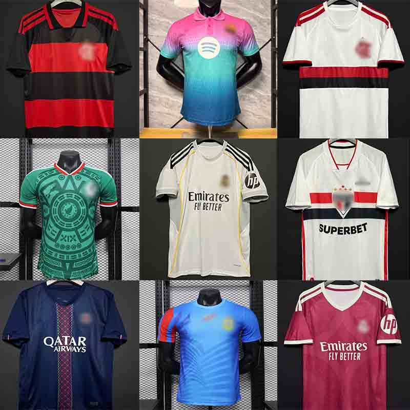 26/27 Tailandia Ropa de Diseñador de Alta Calidad Uniformes de Fútbol Uniformes de Fútbol Universitarios Trajes Uniformes de Fútbol Personalizados Uniformes de Fútbol Retro Uniformes Deportivos para Niños