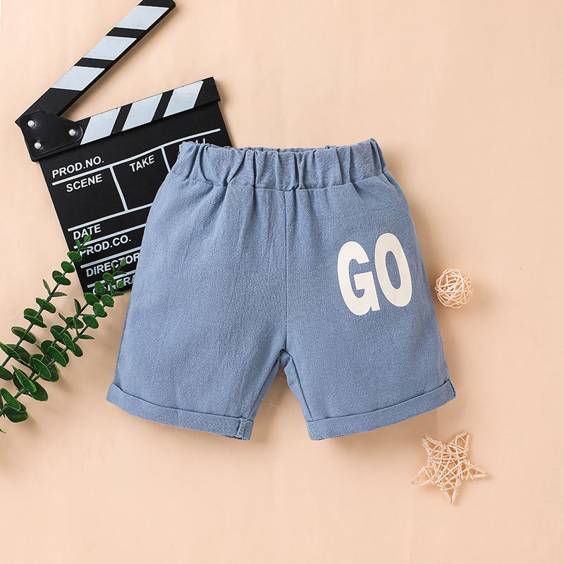 2022 Conjuntos de Ropa Nuevos de Verano para Niños de Algodón Casual; Conjunto de Camiseta + Pantalones Cortos para Bebés Niños 2 Conjuntos de Ropa