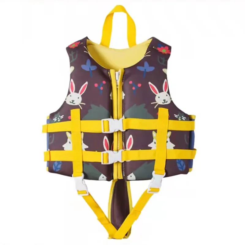Chaleco de natación para niños detalle posterior
