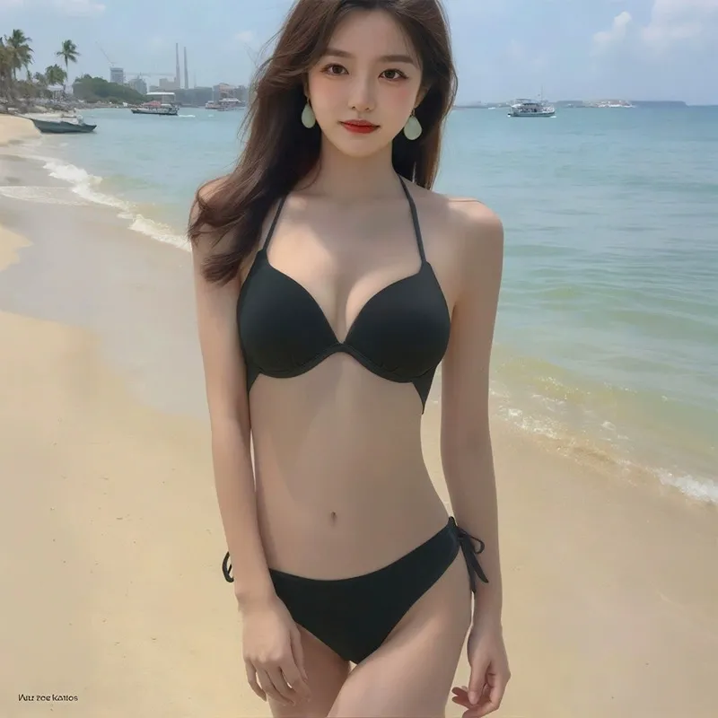 Ropa de playa femenina 500PCS Faja moderna UV bebé bikini push up niña mujer venta al por mayor personalizada tamaño de niños 16 traje de baño