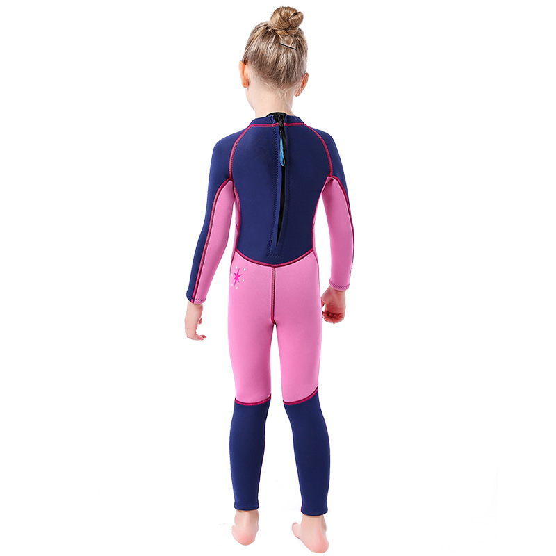 Nuevo Estilo Traje de Baño para Niños 2.5mm Neopreno Térmico de Una Pieza para Niñas