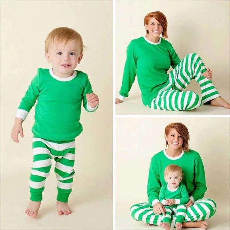 Conjunto de Pijamas de Navidad para la Familia Pijamas a Juego para Niños y Niñas Pijamas de Dormir para Niños Regalo Familiar 2024