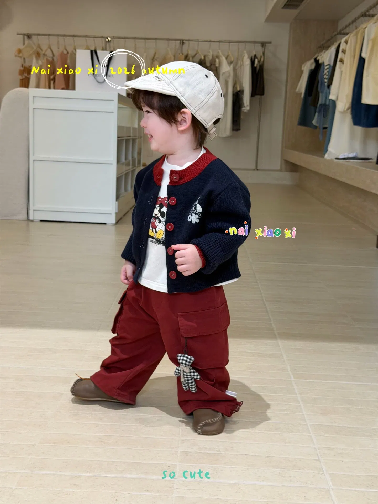 Ropa de otoño para niños con abrigo