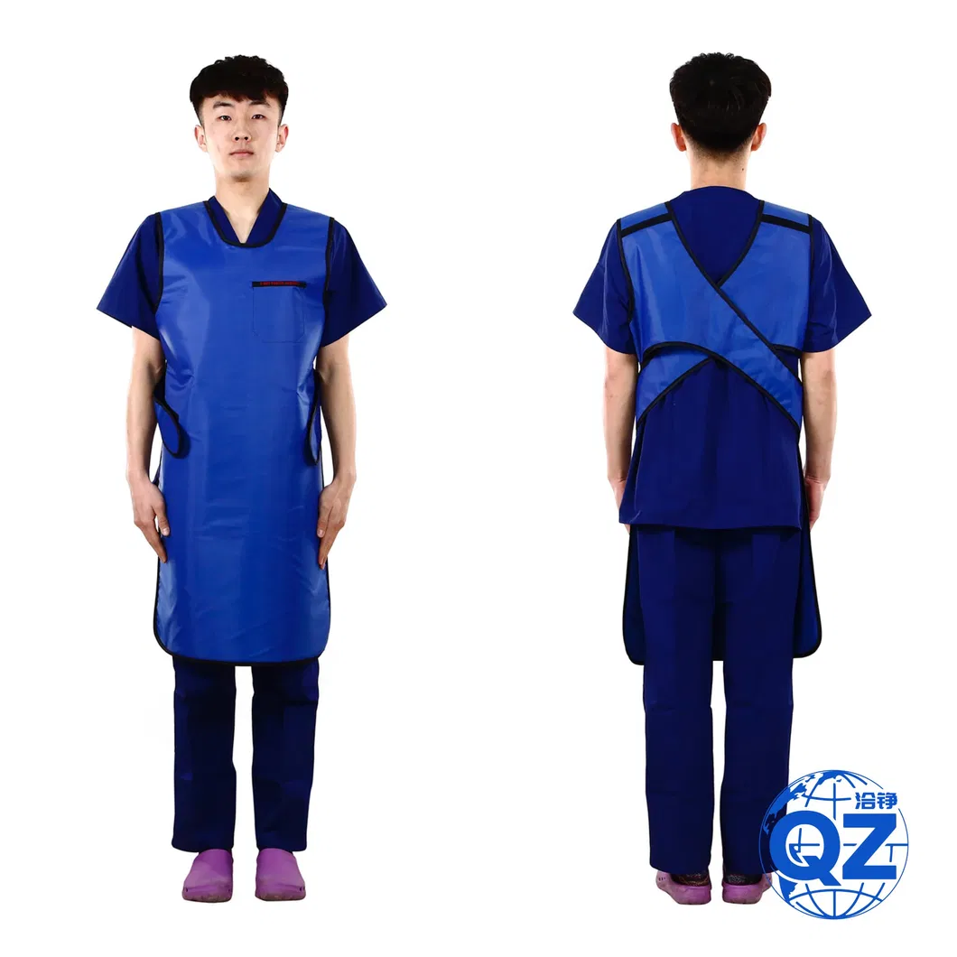 Traje de plomo dividido del fabricante Ropa protectora de rayos X Abrigo de gel de plomo Uso inverso Suministros protectores de radiología dental