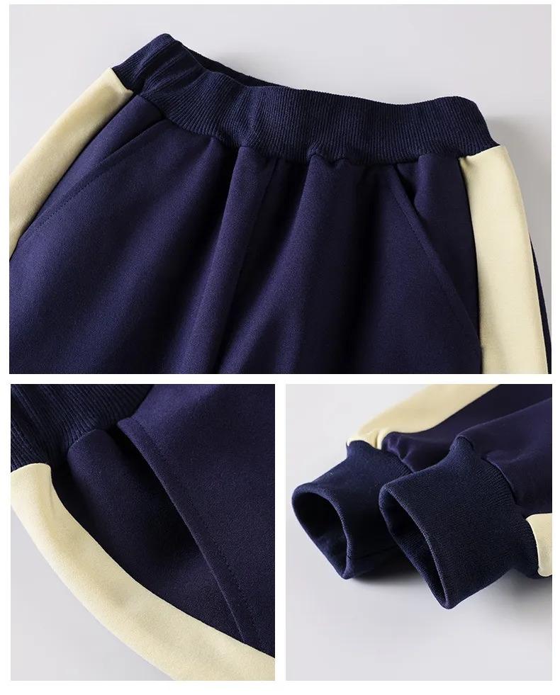 Detalles de diseño de uniforme para colegio