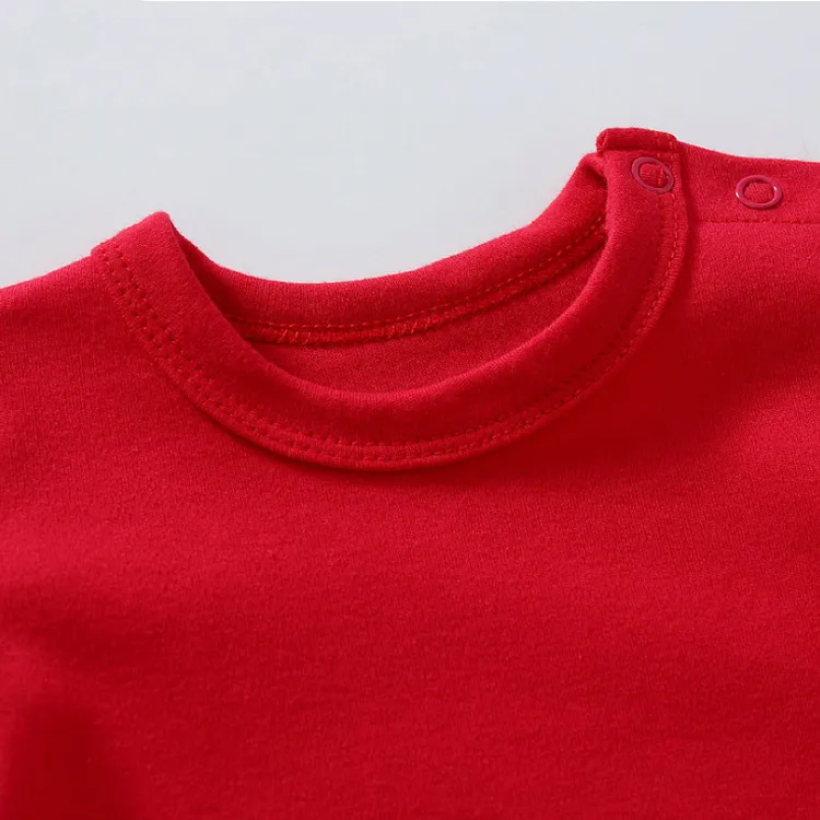 Ropa de bebé orgánica de algodón personalizada, mono de otoño para niños pequeños, ropa para infantes