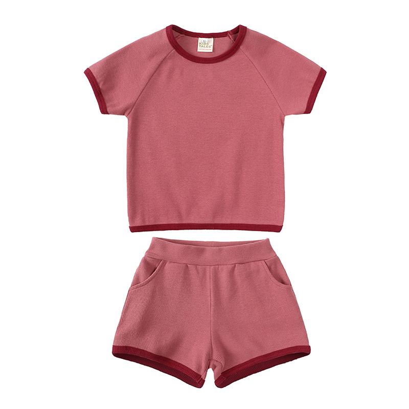 Conjunto de Ropa de Verano para Niños Conjunto de Ropa para Bebés Niños y Niñas Ropa Infantil al por mayor