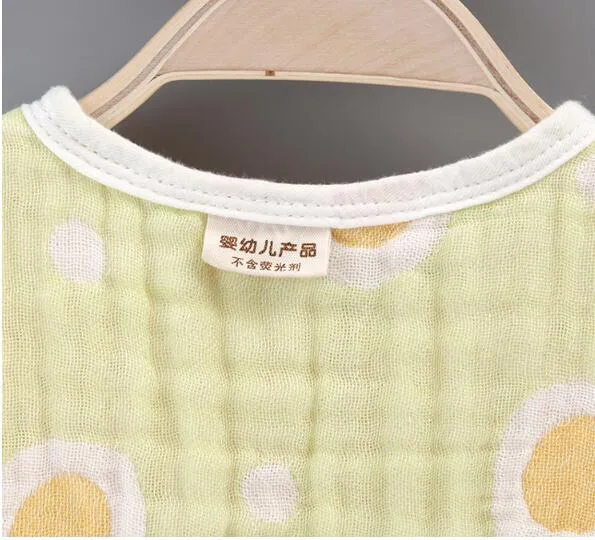 6 Pijamas de algodón muselina para niños ropa de noche