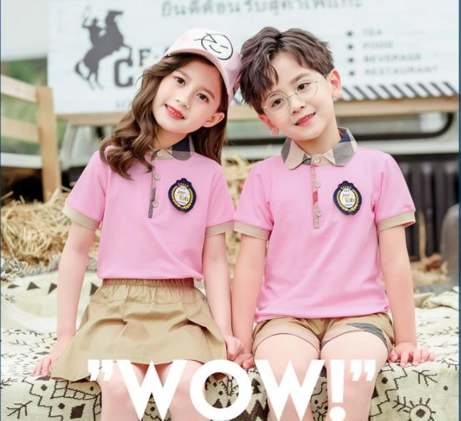 Uniformes médicos Scrubs Uniformes de verano para niños de primaria y secundaria/Se pueden exportar uniformes escolares transpirables y absorbentes de sudor nuevos