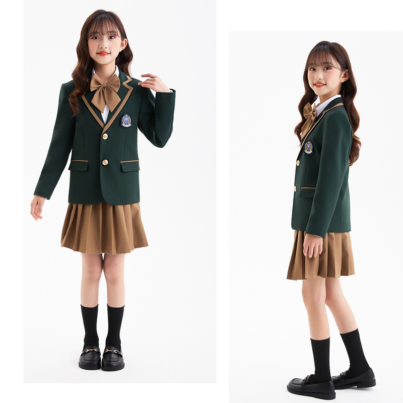 Suministro de fábrica ODM Primaria Niños Escuela Media Alta Niños Jardín de Infancia Niñas y Niños Diseños Uniforme Escolar Personalizado