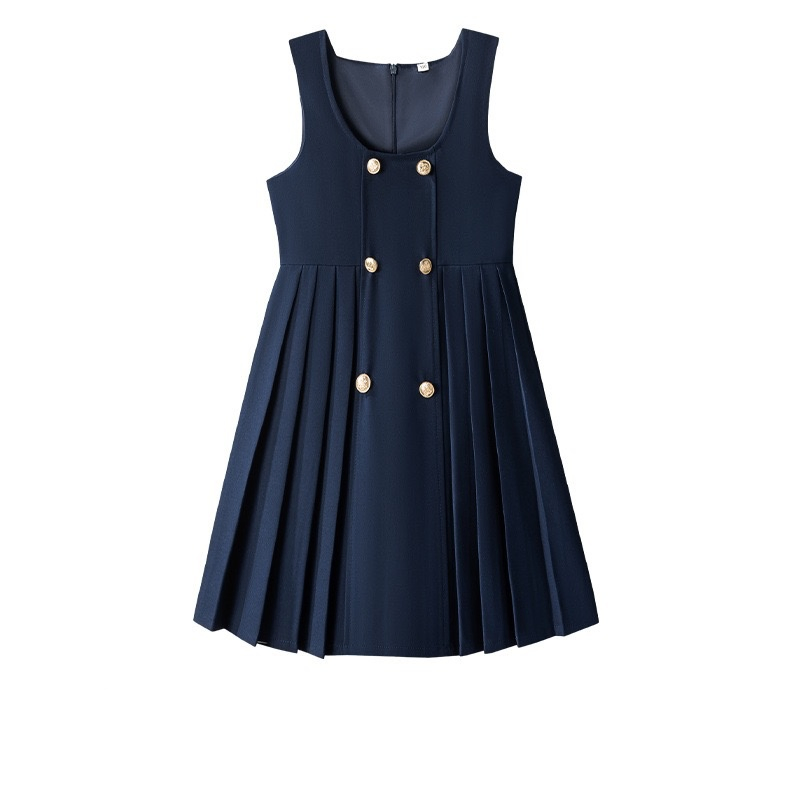 Vestido de pinafore formal para niñas de jardín de infantes, uniforme escolar al por mayor