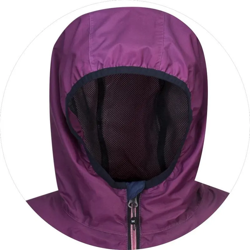 Chaqueta de tela de poliéster completamente mate con estampado para adolescentes con recubrimiento de PU