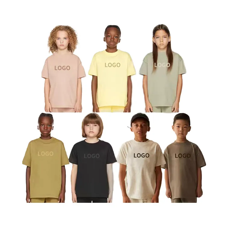 Camiseta infantil estilo oversized