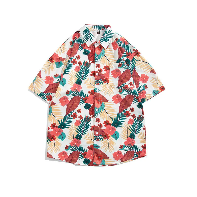 Camisa hawaiana vintage sublimada personalizada 7