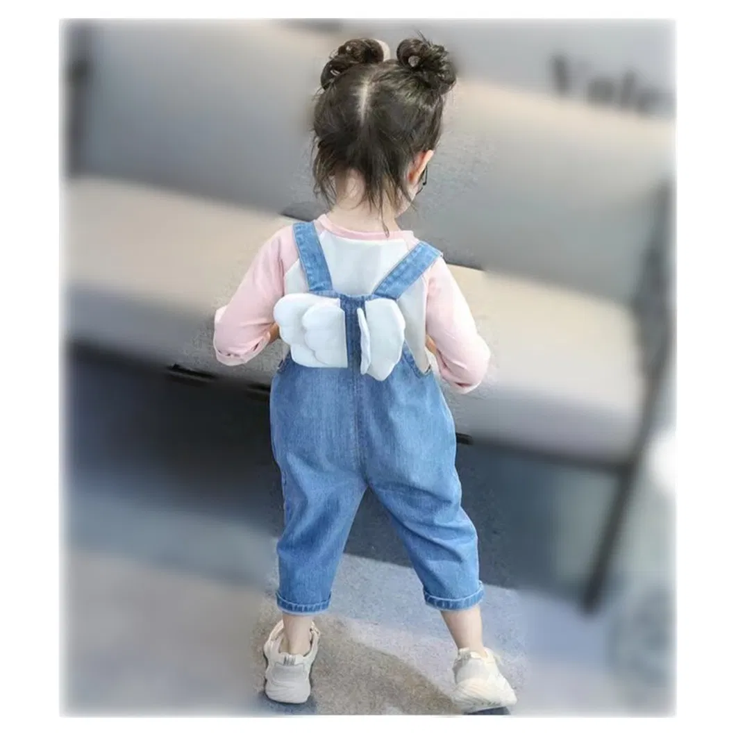 Pantalones de mezclilla con tirantes para niños, ropa infantil, vestimenta para niños