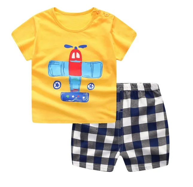 Conjunto de ropa de verano para niños, disfraz, ropa infantil, conjunto casual de longitud completa para niños pequeños