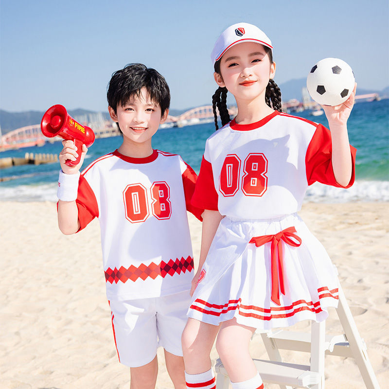 Conjunto de chándal deportivo para niños al por mayor, uniforme escolar, falda y pantalones, ropa deportiva