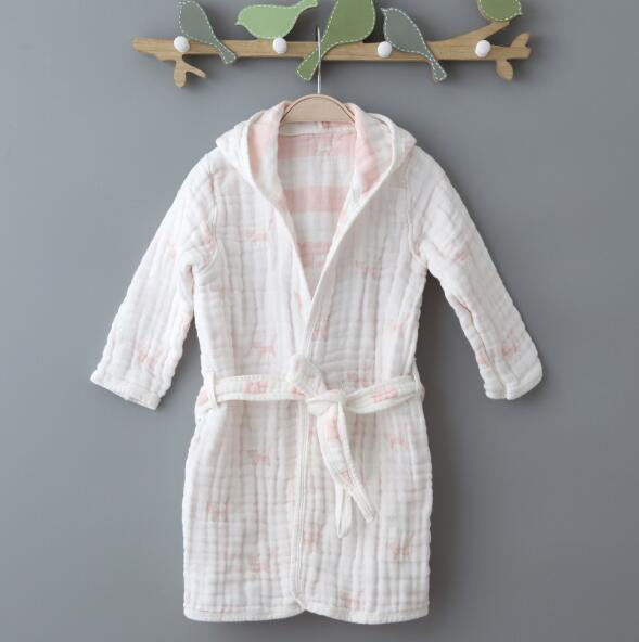 6 Pijamas de algodón muselina para niños ropa de noche