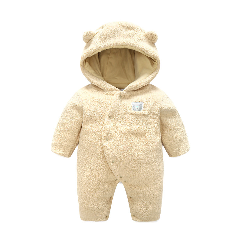 Mono de lana de cordero para bebés, mono de invierno para bebés, mono para recién nacidos, prenda para recién nacidos, ropa para bebés, mono infantil, ropa bonita para bebés, ropa para niños, ropa para niños pequeños