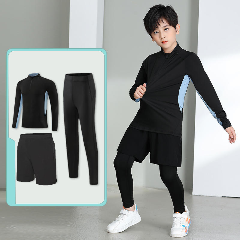 Emblema para chándal de forro polar para mujeres, yoga, chándales de poliéster para hombres, conjunto para niños, tela de compresión completa, ropa deportiva de gimnasio