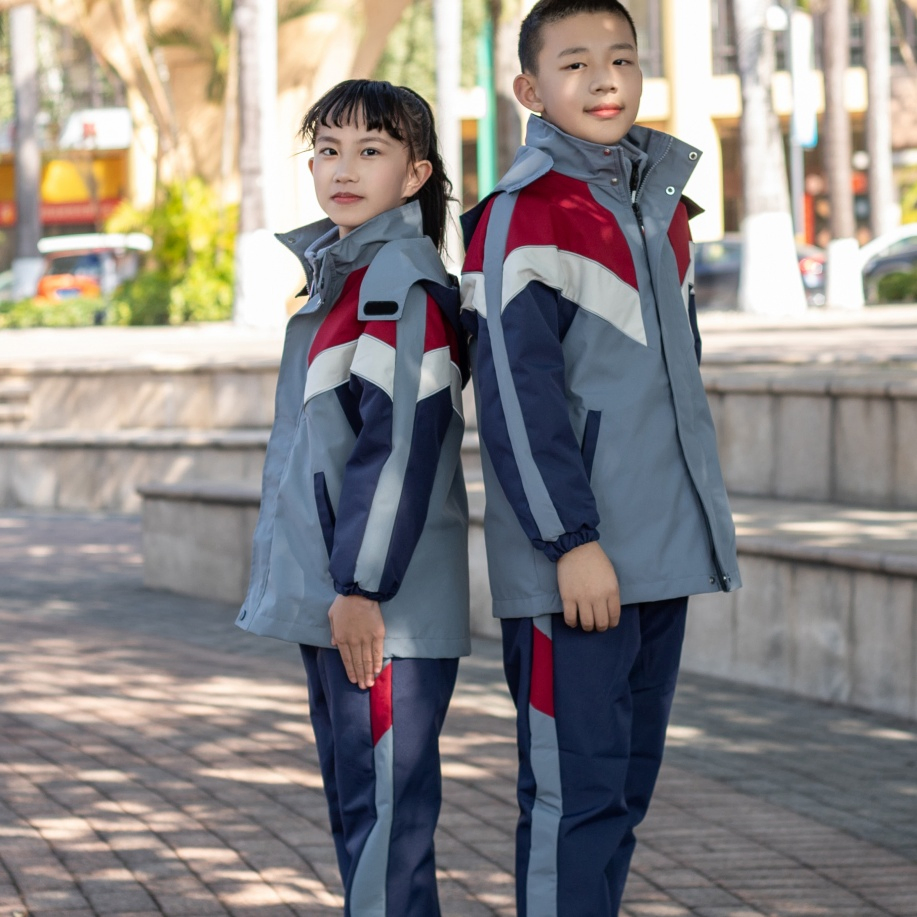 Ropa escolar resistente a la decoloración de fábrica para niñas, uniforme para escuela secundaria