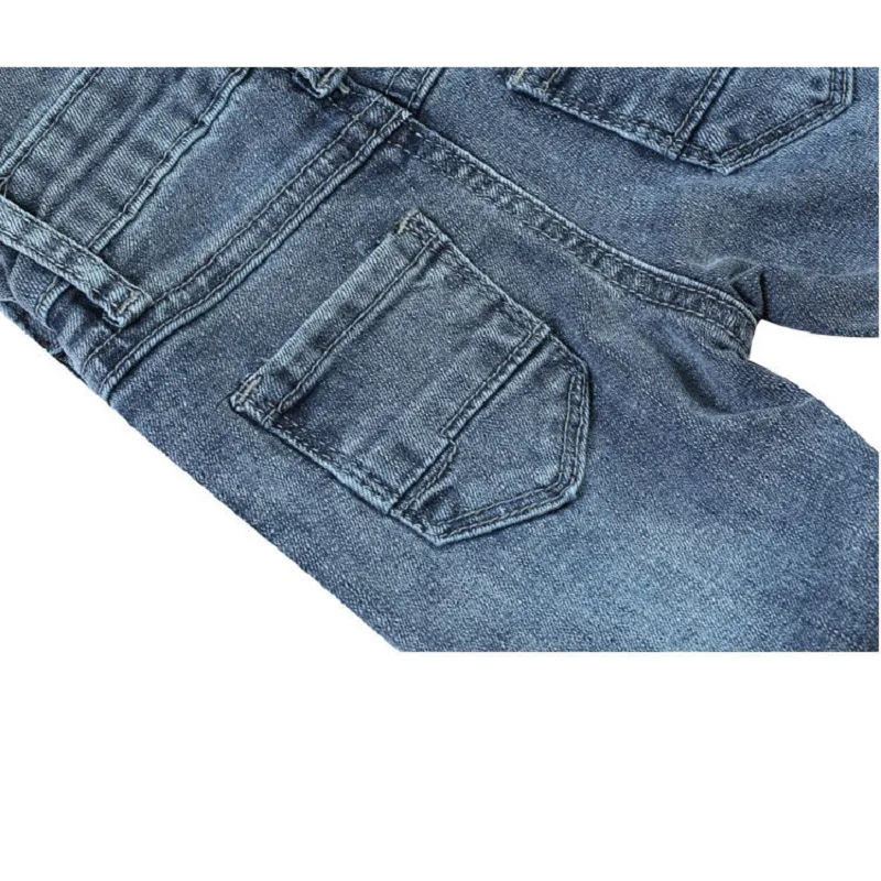 Ropa para bebés y niños pequeños, overoles de mezclilla para niños, pantalones casuales, ropa de niños con parche de oso de dibujos animados, monos, bodysuits, jumpsuits