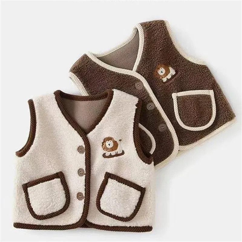 Chaqueta de piel sintética niños