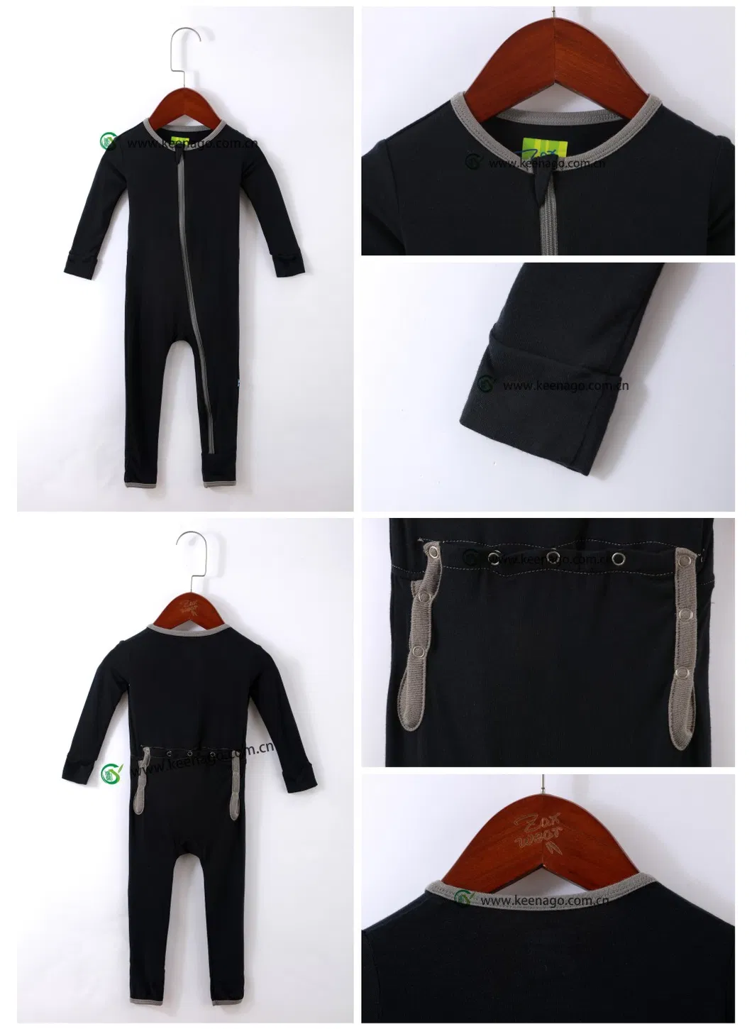 Certificado Oeko-Tex 100 Ropa Infantil Sostenible Suave 95% Ropa de Bebé de Viscosa de Bambú