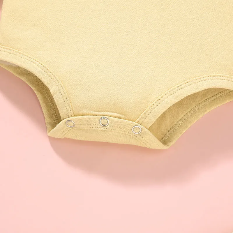 Ropa de Navidad para Niñas Pequeñas Conjuntos de Pantalones de Impresión de Flores Sólidas con Cuello Redondo de Manga Larga y Volantes 3 Piezas