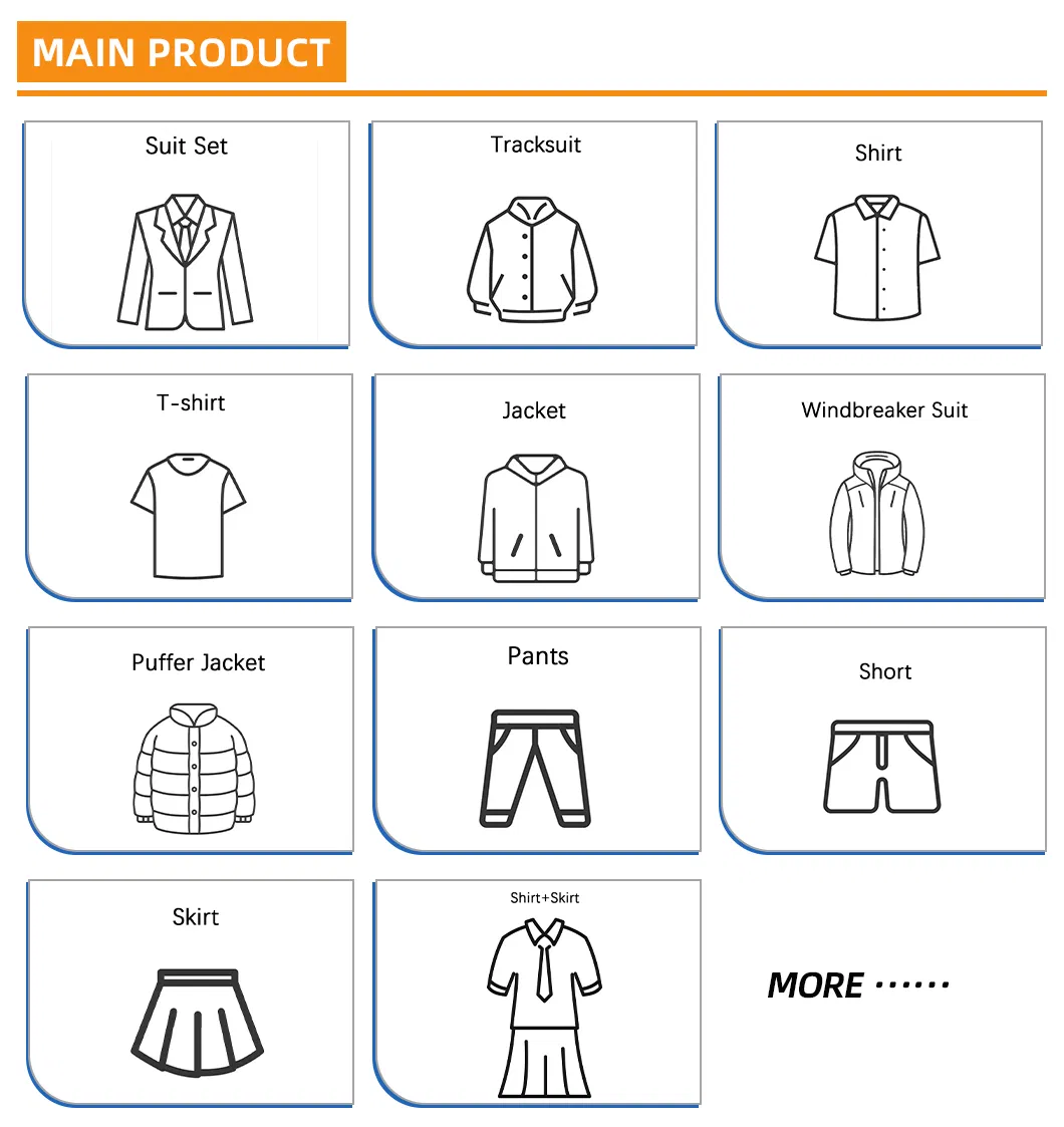 Ropa escolar duradera y de fácil cuidado de marca propia para niñas, uniforme para guardería