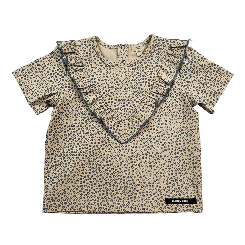 Camisetas en blanco ultra suaves para bebés y niños, moda para niñas, ropa disponible para personalización, logotipo, diseño, impresión y bordado a precio mayorista