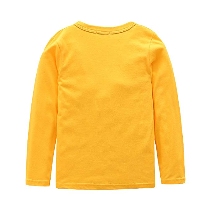 Ropa para niños Camisetas de manga larga de algodón para bebés niños Ropa infantil Camisetas gráficas