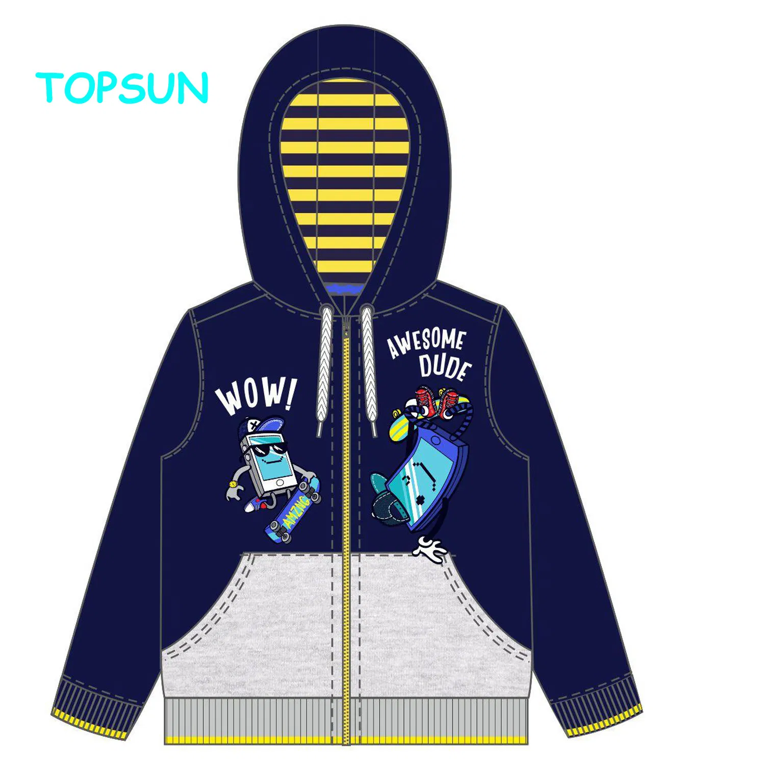Chaqueta de felpa con cremallera para niños, sudadera de manga larga, abrigo de invierno y primavera, ropa exterior para niños
