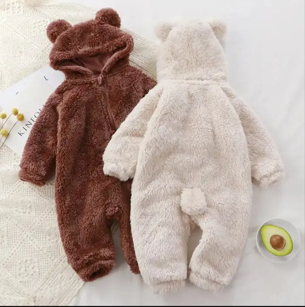 Ropa de escalada en caliente recién nacida de invierno de una pieza para bebés