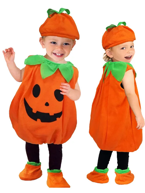 Ropa de Halloween para bebés, disfraz de calabaza, espectáculo de estilo, linda calabaza