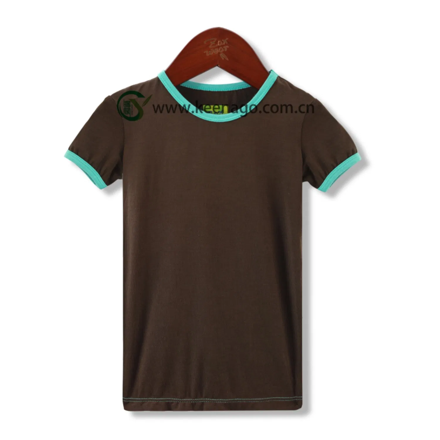 Ropa Infantil Sostenible OEM ODM 95% Bambú 5% Spandex Camiseta de Verano