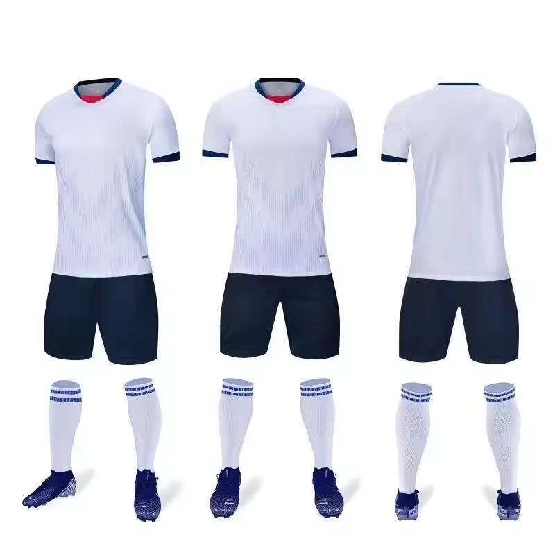 Uniformes de fútbol para adultos y niños con impresión de nombre personalizada, conjuntos para la temporada de verano para uniformes de equipo escolar