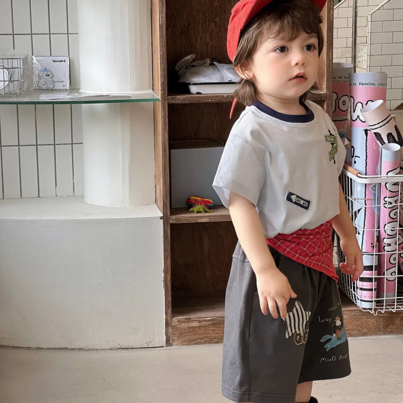 Ropa de verano para niños con camiseta y pantalones