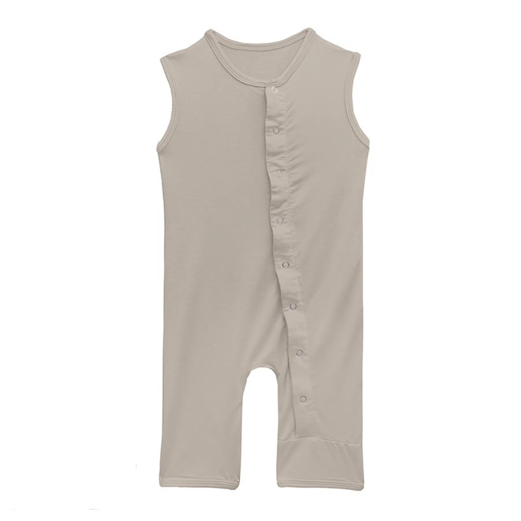 Ropa infantil hecha a medida, mono ecológico sin mangas para verano, prenda de una pieza para niños
