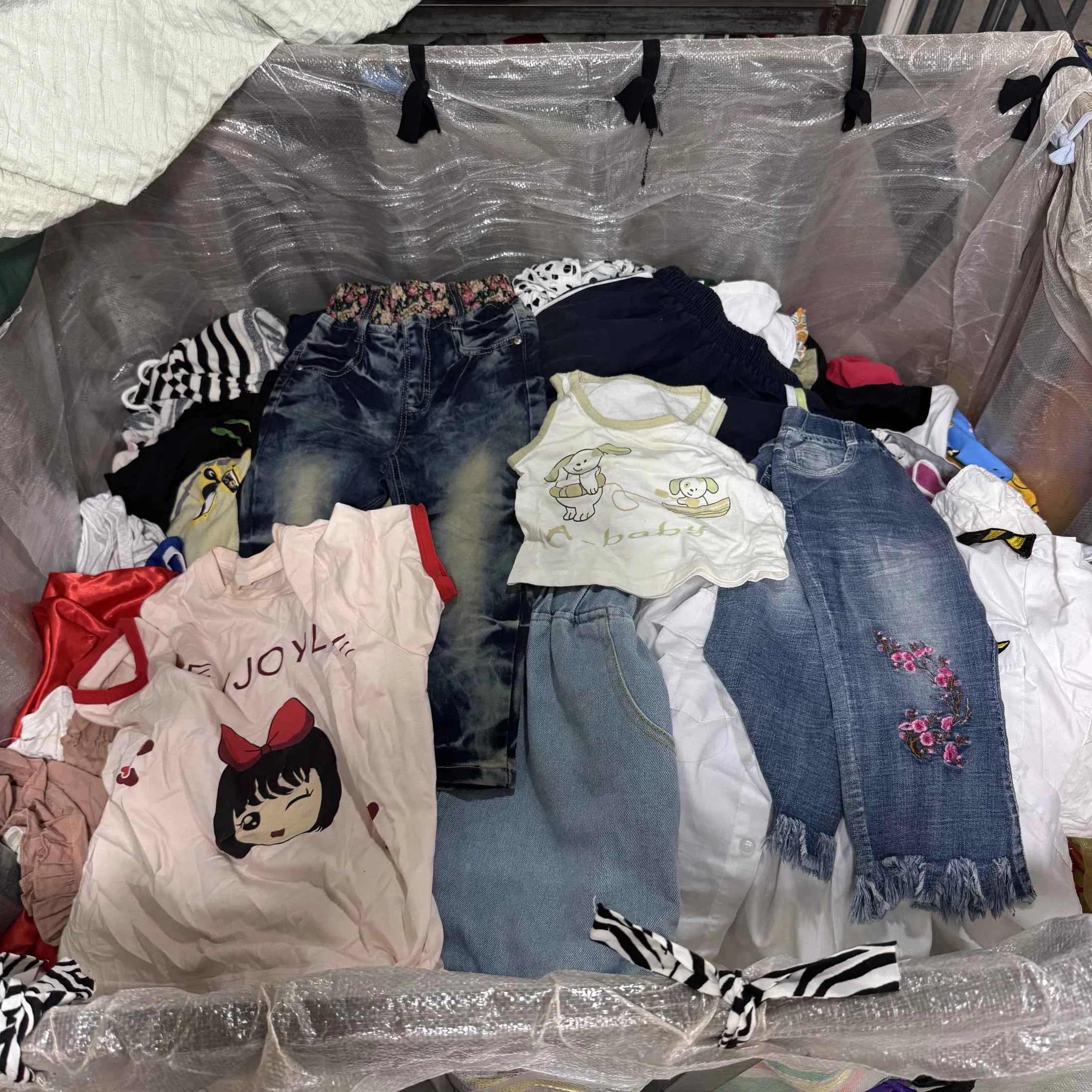Ropa de verano para niños, fardos de ropa usada, ropa de segunda mano para bebés
