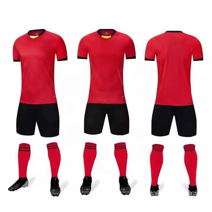 Uniformes de fútbol para adultos y niños con impresión de nombre personalizada, conjuntos para la temporada de verano para uniformes de equipo escolar