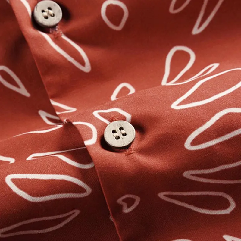 Camisa hawaiana vintage sublimada personalizada 4
