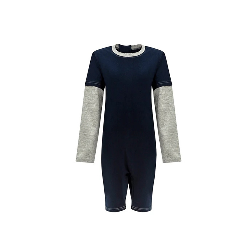 Ropa adaptativa hecha a medida para niños con necesidades especiales, mono con cierre en la parte posterior