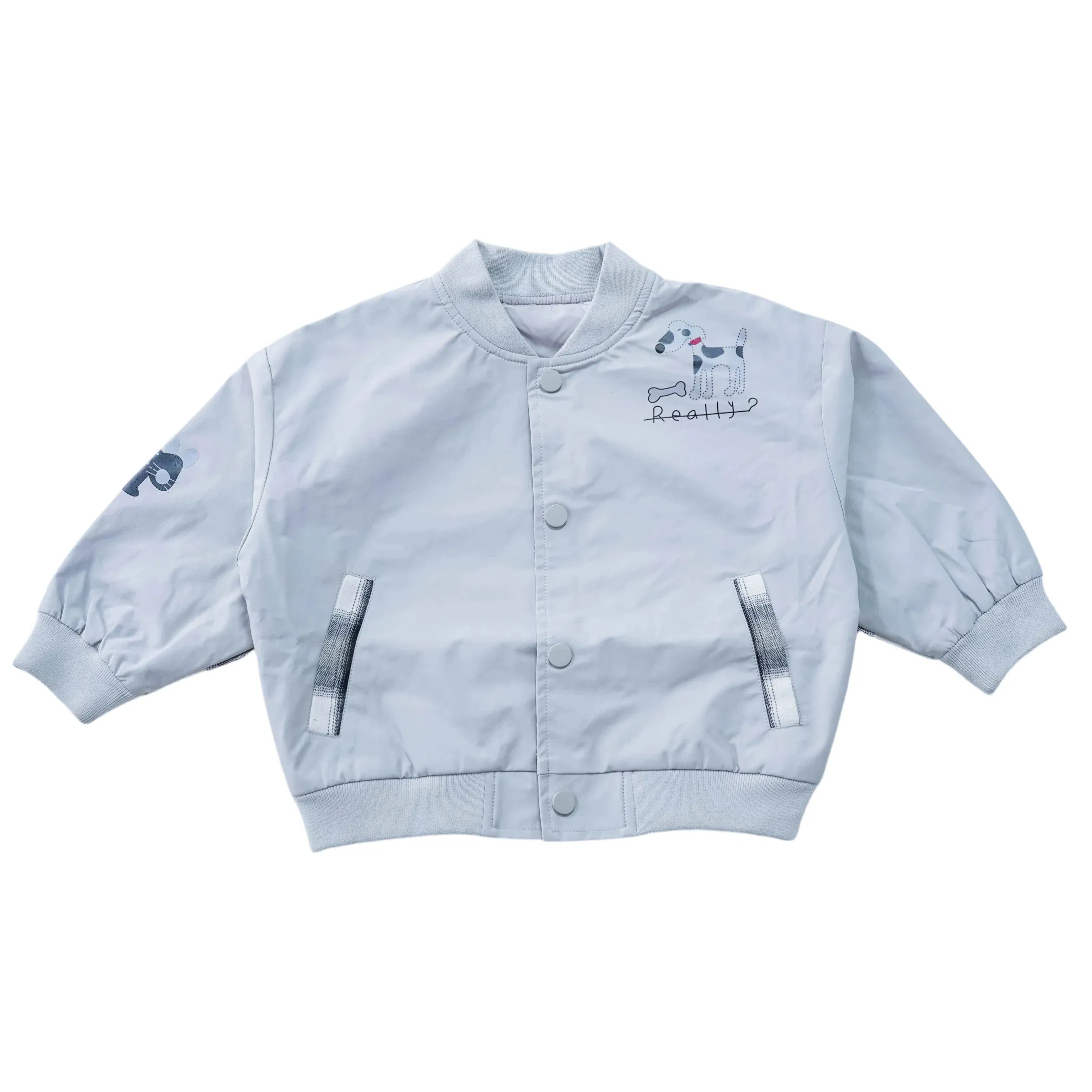 Chaqueta de béisbol Ropa exterior para niños abrigo con estilo deportivo