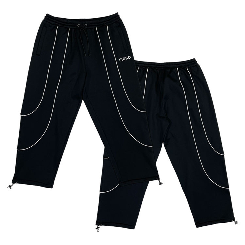 Conjunto de ropa de running para hombres con detalles reflectantes para seguridad nocturna, tejido transpirable para jogging al aire libre