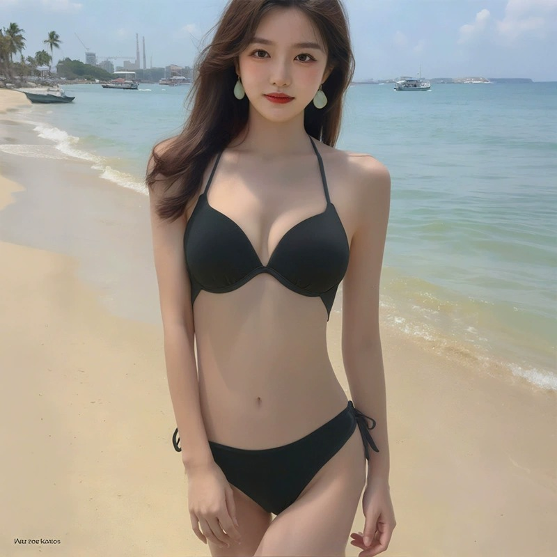 Ropa de playa femenina 500PCS Faja moderna UV bebé bikini push up niña mujer venta al por mayor personalizada tamaño de niños 16 traje de baño