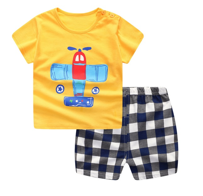 Conjunto de ropa de verano para niños, disfraz, ropa infantil, conjunto casual de longitud completa para niños pequeños