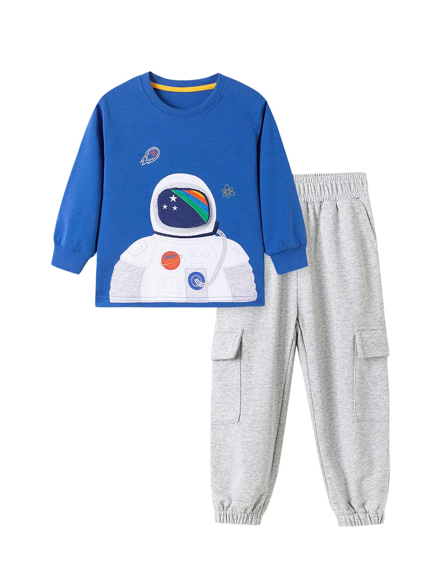 Ropa infantil a precios competitivos, sudadera y pantalones de chándal para niño