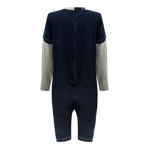 Ropa adaptativa hecha a medida para niños con necesidades especiales, mono con cierre en la parte posterior