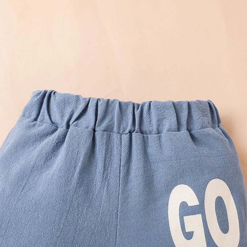 2022 Conjuntos de Ropa Nuevos de Verano para Niños de Algodón Casual